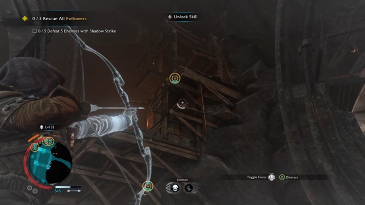 Używaj mrocznego ciosu, by dostać się w pobliże jeńców. - Śródziemie Cień Wojny: Zatruta droga - solucja - Śródziemie: Cień Wojny - poradnik do gry 