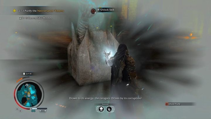 Priorytetem jest oczyszczenie totemów. - Śródziemie Cień Wojny: Ghule i graugi - solucja - Śródziemie: Cień Wojny - poradnik do gry