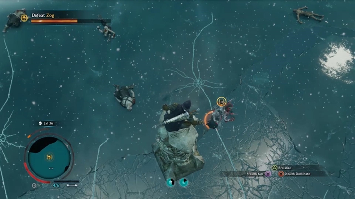 Możesz użyć totemu, by wykonywać ataki skrytobójcze na Zogu. - Śródziemie Cień Wojny: Ogień z lodu - Śródziemie: Cień Wojny - poradnik do gry 