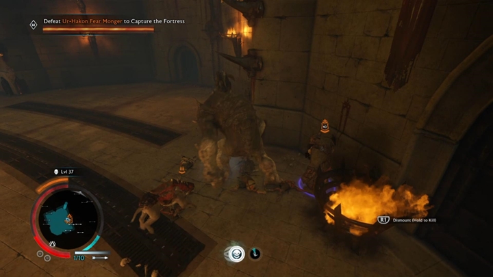 Naczelnik jest potężny - warto wyrównać szansę i np. wezwać grauga. - Śródziemie Cień Wojny: Podbój Gorgoroth - Śródziemie: Cień Wojny - poradnik do gry 