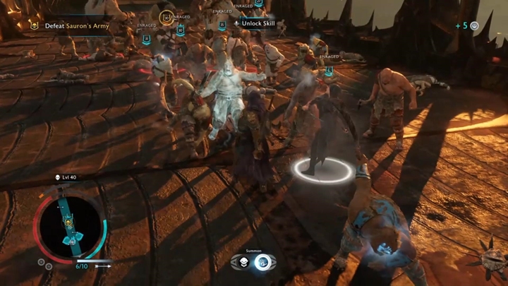 Najpierw czeka cię duża potyczka namoście. - Śródziemie Cień Wojny: Świetlisty Władca - solucja - Śródziemie: Cień Wojny - poradnik do gry 