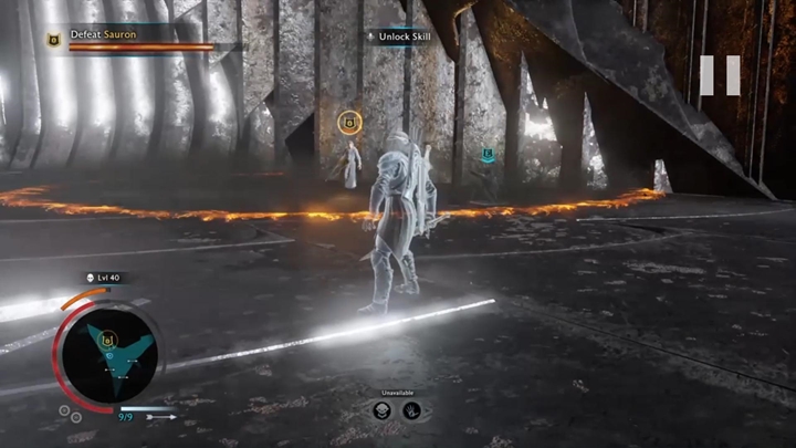 Unikaj ognistych fal turlaniem się. - Śródziemie Cień Wojny: Świetlisty Władca - solucja - Śródziemie: Cień Wojny - poradnik do gry 