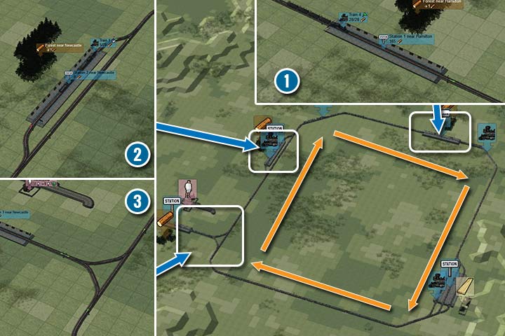 Wybudowanie pętli pomoże ci w stworzeniu linii kolejowej dla wielu pociągów. - Zaawansowane połączenia i konstrukcje | Podstawy rozgrywki | Mashinky - Mashinky - poradnik do gry