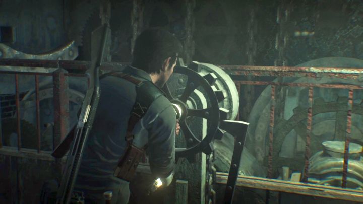Wejdź w interakcję z tym mechanizmem, by pozyskać dźwignię. - Rozdział 9 - Kolejne zło | Opis przejścia Evil Within 2 - Evil Within 2 - poradnik do gry
