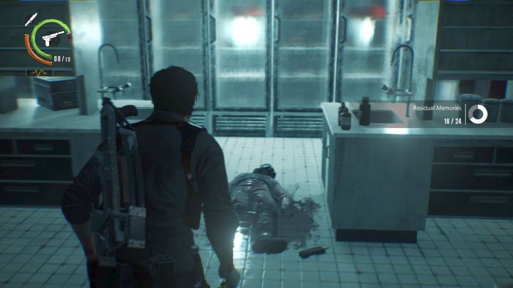 Przy martwym żołnierzu znajdziesz sakwę na leki. - Rozdział 11 - Ponowne połaczenie | Opis przejścia Evil Within 2 - Evil Within 2 - poradnik do gry