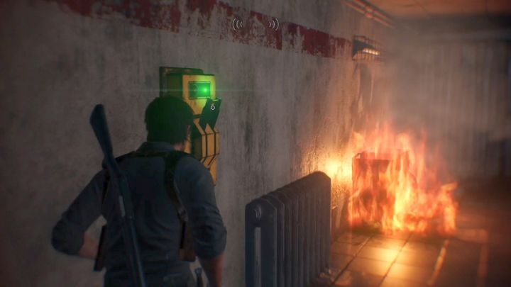 Zraszacze pomogą ugasić płomienie ONeala. - Rozdział 11 - Ponowne połaczenie | Opis przejścia Evil Within 2 - Evil Within 2 - poradnik do gry