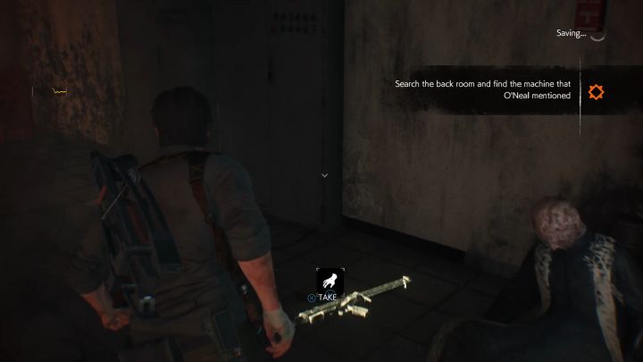 Nie zapomnij zebrać Uszkodzonego Miotacza Ognia z ciała ONeala. - Rozdział 11 - Ponowne połaczenie | Opis przejścia Evil Within 2 - Evil Within 2 - poradnik do gry