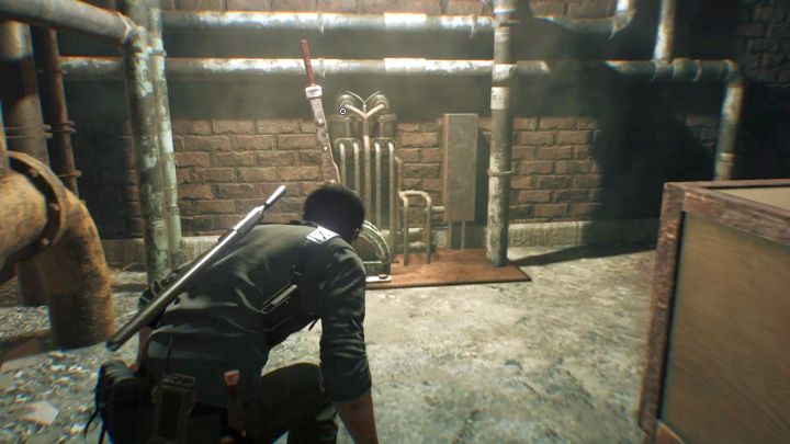 Dźwignia, którą trzeba przełączyć. - Rozdział 14 - Spalenie ołtarza | Opis przejścia Evil Within 2 - Evil Within 2 - poradnik do gry