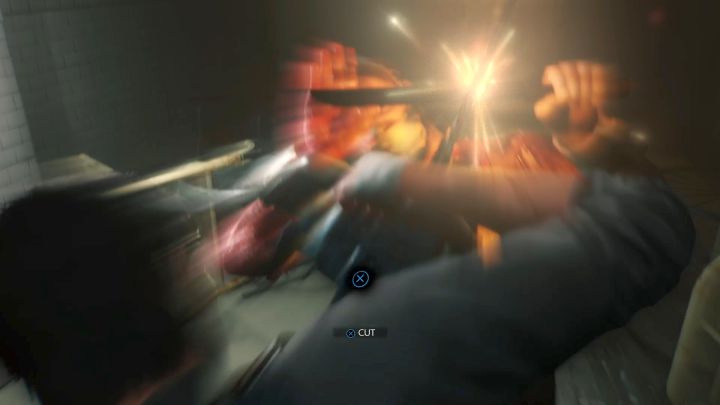 Pierwszy etap walki z bossem to starcie z przeciwnikiem wyposażonym w piłę łańcuchową. - Rozdział 14 - Spalenie ołtarza | Opis przejścia Evil Within 2 - Evil Within 2 - poradnik do gry