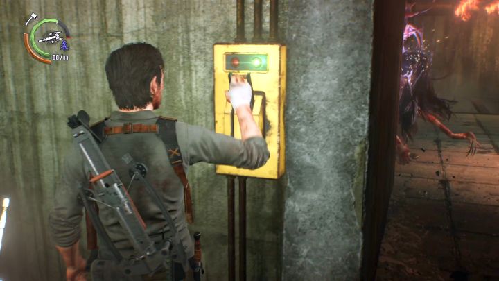 Na koniec wystarczy uruchomić piec, by zakończyć rozdział. - Rozdział 14 - Spalenie ołtarza | Opis przejścia Evil Within 2 - Evil Within 2 - poradnik do gry