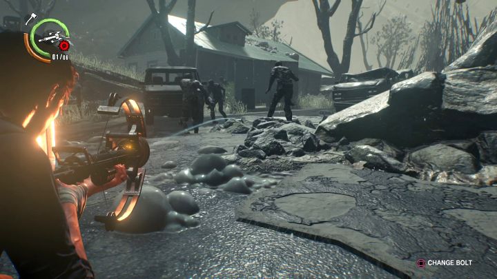 Dobrym sposobem na wrogów są Wybuchowe Bełty. - Rozdział 15 - Koniec świata | Opis przejścia Evil Within 2 - Evil Within 2 - poradnik do gry