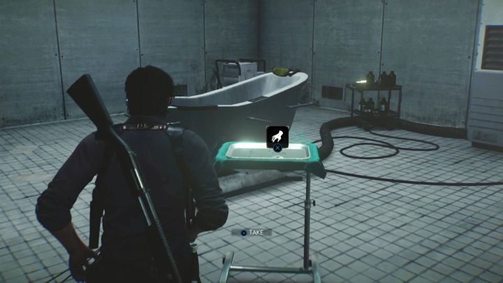 Slajd, który można zdobyć tylko podczas tutejszego zadania pobocznego. - Rozdział 13 - Twierdza | Sekrety w Evil Within 2 - Evil Within 2 - poradnik do gry