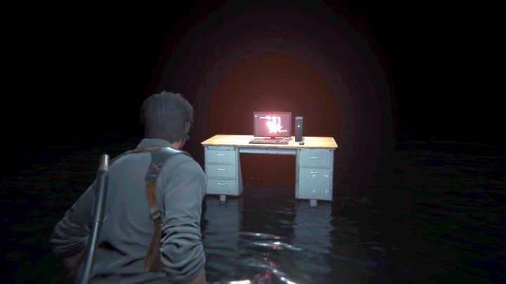 Poczekaj, aż ładowanie dobiegnie końca i ponownie wejdź w interakcję z komputerem. - Rozdział 4 - Za kurtyną | Opis przejścia Evil Within 2 - Evil Within 2 - poradnik do gry