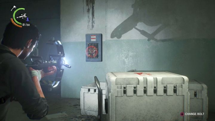 Wykorzystaj Elektryczny Bełt, by otworzyć sobie skrót. - Rozdział 4 - Za kurtyną | Opis przejścia Evil Within 2 - Evil Within 2 - poradnik do gry