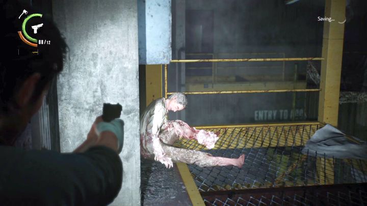 Tego typu niby martwych wrogów jest tutaj sporo. - Rozdział 4 - Za kurtyną | Opis przejścia Evil Within 2 - Evil Within 2 - poradnik do gry