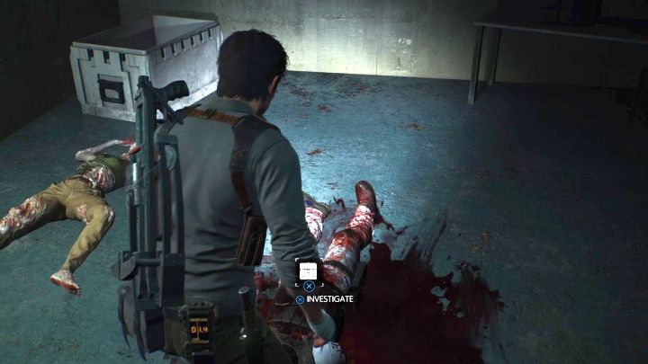 Przy tych zwłokach znajdziesz Sakwę na bełty. - Rozdział 4 - Za kurtyną | Opis przejścia Evil Within 2 - Evil Within 2 - poradnik do gry