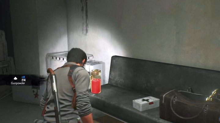 Czerwony Żel, który znajdziesz w kryjówce. - Rozdział 6 - Łowy | Opis przejścia Evil Within 2 - Evil Within 2 - poradnik do gry