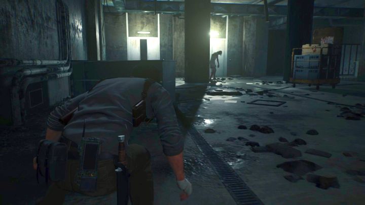 Przy windach kręci się groźny wróg. - Jak zdobyć Obrzyn w Evil Within 2? - Evil Within 2 - poradnik do gry