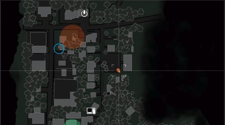 Kolejna figurka z kluczem znajduje się na tarasie widocznego na powyższym obrazku budynku - Rozdział 3 | Sekrety w Evil Within 2 - Evil Within 2 - poradnik do gry