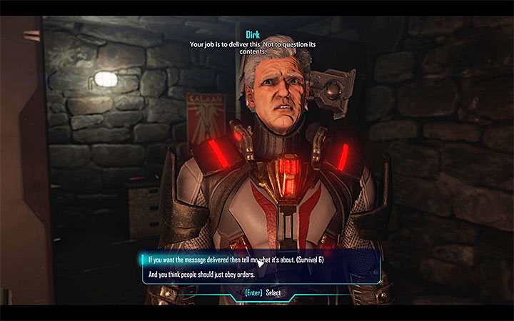 Od razu odbierz raport lub najpierw wypytaj się o jego szczegóły - Zadania w krainie Ignadon | Ignadon | Zadania poboczne | Solucja Elex - Elex - poradnik do gry