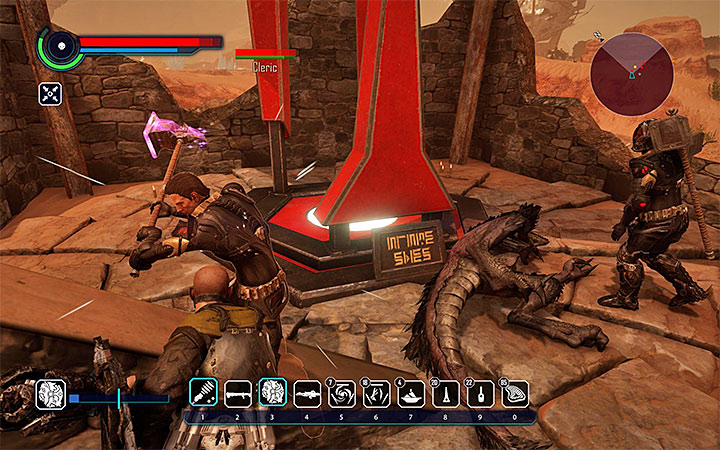 Pozbądź się pielgrzymów przy jednym z ołtarzy - Awans do rangi Egzekutor | Banici | Zadania frakcji | Solucja Elex - Elex - poradnik do gry