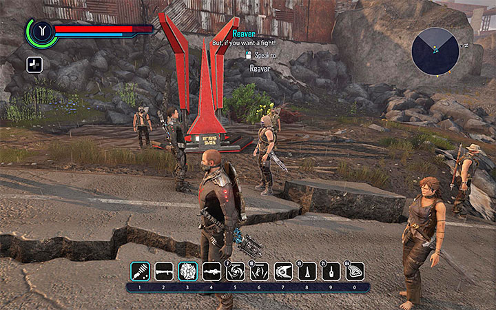 Bandytów z okolic trzeciej kapliczki zaatakuj dopiero gdy zakończy się rozmowa - Awans do rangi Emisariusz | Klerycy | Zadania frakcji | Solucja Elex - Elex - poradnik do gry