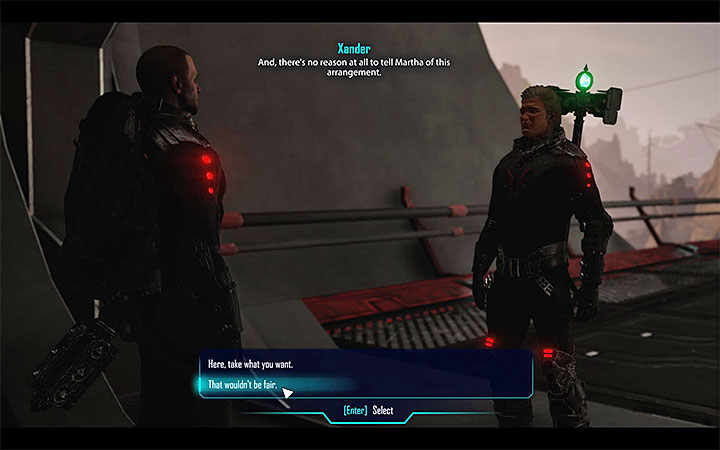 Lepiej jest odrzucić ofertę Xandera - Awans do rangi Emisariusz | Klerycy | Zadania frakcji | Solucja Elex - Elex - poradnik do gry