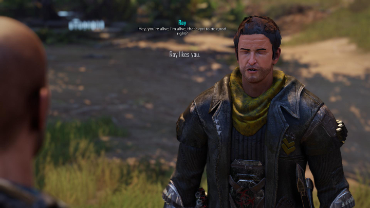 Podczas rozmowy, druga osoba zwraca uwagę na to, co do niej mówisz i zmienia swoje nastawienie w zależności od twoich wyborów - Rozmowy z postaciami w Elex | Podstawy rozgrywki - Elex - poradnik do gry