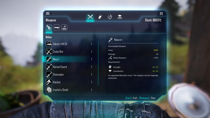 Tworzenie i ulepszanie przedmiotów odbywa się przy Workbench (taki stół znajdziesz w większych lokacjach np - Crafting w Elex | Podstawy rozgrywki - Elex - poradnik do gry
