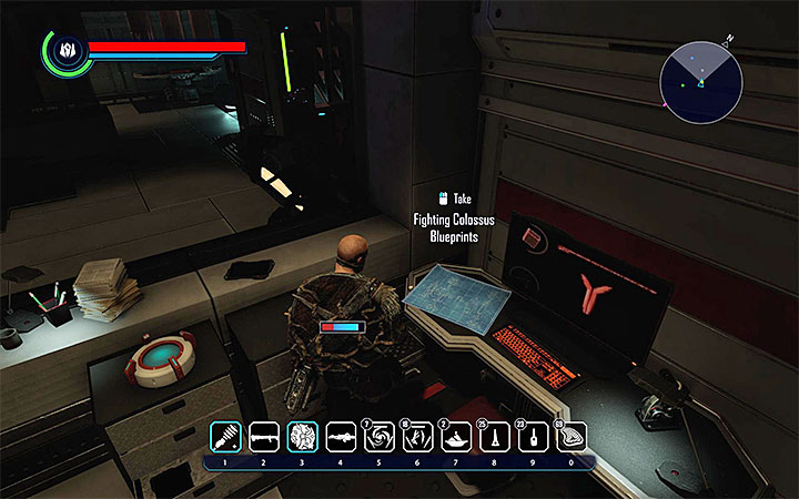 Zabierz ze skrzyni Job Trunk zlecenie Misja Szponów: Plany inżynierskie kolosa bojowego - W imieniu Szponów | Abessa | Zadania poboczne | Solucja Elex - Elex - poradnik do gry