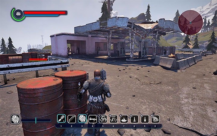 Bandyci okupują okolice stacji benzynowej - Zadania w krainie Abessa | Abessa | Zadania poboczne | Solucja Elex - Elex - poradnik do gry