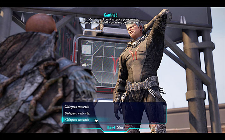 To bardzo prosty quest, który uaktywnia się podczas rozmowy z Gottfriedem na dachu głównego budynku w Miasto pod Kopułą - Zadania w Mieście pod Kopułą | Abessa | Zadania poboczne | Solucja Elex - Elex - poradnik do gry