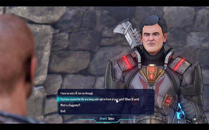 Użyj fałszywej karty ID lub powiedz Gregorowi o procederze ich podrabiania - Zamknięcie | Abessa | Zadania poboczne | Solucja Elex - Elex - poradnik do gry