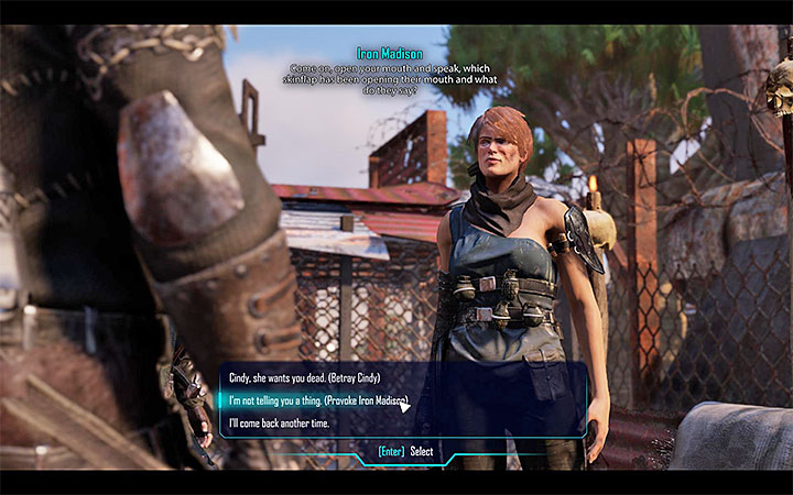 Wyjaw Madison całą prawdę lub sprowokuj ją do walki i zabij - Zadania w Forcie | Tavar | Zadania poboczne | Solucja Elex - Elex - poradnik do gry