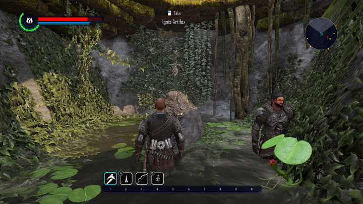 Miecz dwuręczny Ignis Artifex to broń, którą można odnaleźć w ramach wykonywania zadania Czas zbiorów, gdzie musisz pomóc rolnikom w zbieraniu roślin - Legendarne przedmioty w Elex | Zestawienie przedmiotów - Elex - poradnik do gry