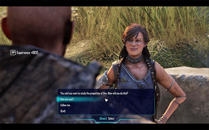 Aby dołączyć Raya do drużyny wystarczy się do motelu Piaskowe sosny - zaoferuj Rayowi pomoc w poszukiwaniu jego listów gończych, uruchomi to zadanie Garść kryształków - Towarzysze w Elex | Zadania towarzyszy | Solucja Elex - Elex - poradnik do gry