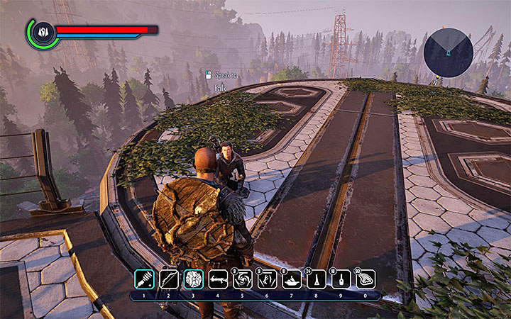 Podróż na szczyt konwertera odbywa się na zasadzie docierania do kolejnych wind - Podróż samotnego kleryka [Falk] | Zadania towarzyszy | Solucja Elex - Elex - poradnik do gry