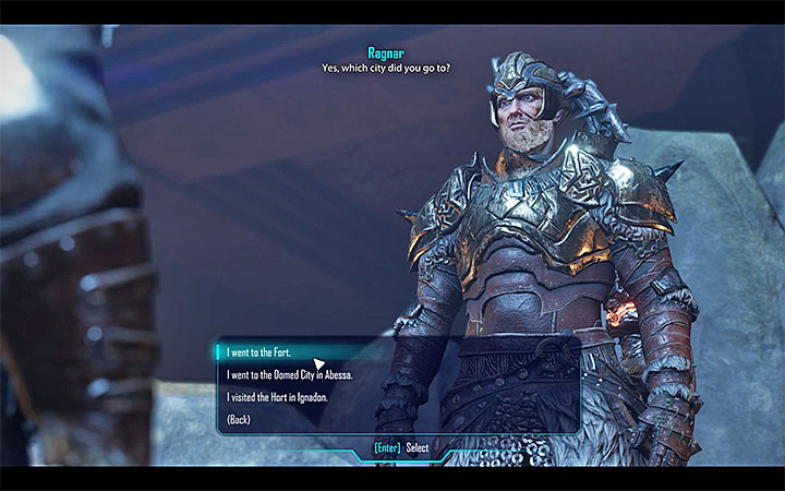 Możesz zdać raport po tym jak odwiedzisz każde inne duże miasto gry - Podróż na nieznane ziemie | Edan | Zadania poboczne | Solucja Elex - Elex - poradnik do gry