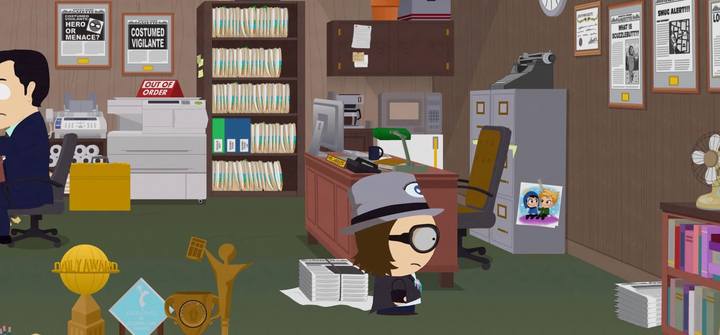 Kolejny obrazek w budynku redakcji - Projekt Yaoi | Zadania poboczne w South Park The Fractured But Whole - South Park: The Fractured But Whole - poradnik do gry