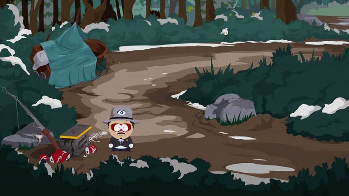 Klucz odnajdziesz przy wędkach w pobliżu jeziora - Fryzury i malowania w South Park Fractured But Whole - South Park: The Fractured But Whole - poradnik do gry