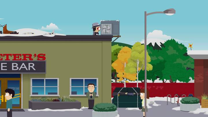 Zwal wentylator z użyciem petard po lewej, a potem zbierz obiekt, który z niego wypadnie - Łamigłówki - sekrety w South Park Fractured But Whole - South Park: The Fractured But Whole - poradnik do gry