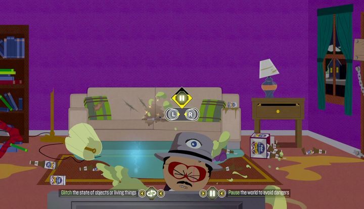 Klucz z kanapy zabierzesz z pomocą Czasopierdu Pauzy - Potrzebujemy narzędzia, Setki rąk chaosu | Solucja South Park - South Park: The Fractured But Whole - poradnik do gry