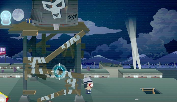 Wyjdź na szczyt wieży po zniszczonych podporach wieży - Potrzebujemy narzędzia, Setki rąk chaosu | Solucja South Park - South Park: The Fractured But Whole - poradnik do gry