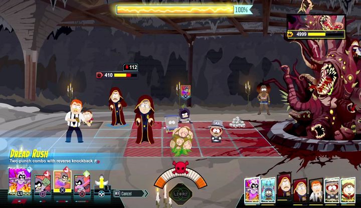 Walka z bossem jest bardzo trudna - Jak to się zaczęło 4, Cienka biała linia | Solucja South Park Fractured But Whole - South Park: The Fractured But Whole - poradnik do gry