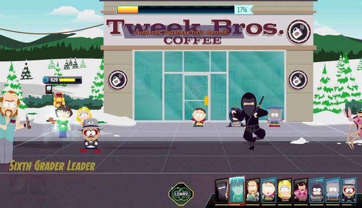 Walka z mieszanymi oponentami - staraj się przyjąć strategię ofensywną - Wezwanie wolności, Złapać szopa | Solucja South Park Fractured But Whole - South Park: The Fractured But Whole - poradnik do gry