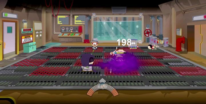 Staraj się spychać oponentów na czerwone pola - po zapełnieniu wskaźnika układ pól zmieni się - Wielkodupność doktora Mephesto | Solucja South Park Fractured But Whole - South Park: The Fractured But Whole - poradnik do gry