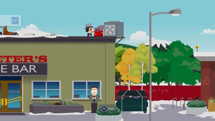 Użyj fajerwerków, by zniszczyć wentylator i zebrać potrzebny zawór - Superbohater Marketingu, Wielkie mordobicie | Zadania poboczne - South Park: The Fractured But Whole - poradnik do gry