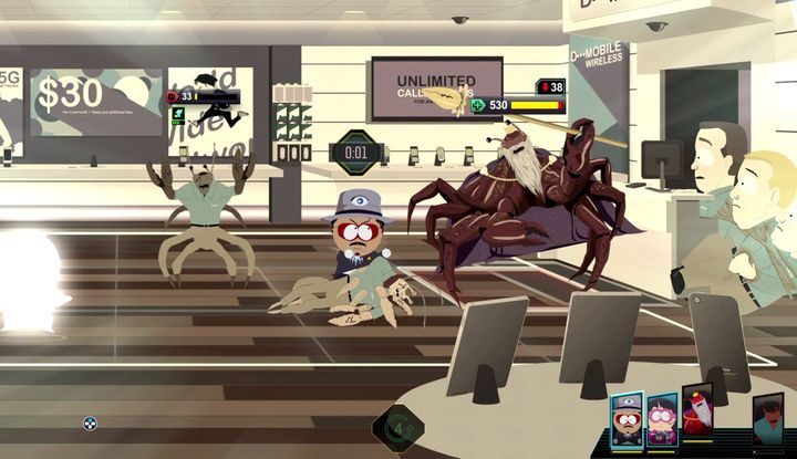 Pokonaj głównego krabowego bossa - dopóki tego nie zrobisz będzie on stale przyzywał posiłki - Zadzwoń do mnie | Zadania poboczne w South Park The Fractured But Whole - South Park: The Fractured But Whole - poradnik do gry