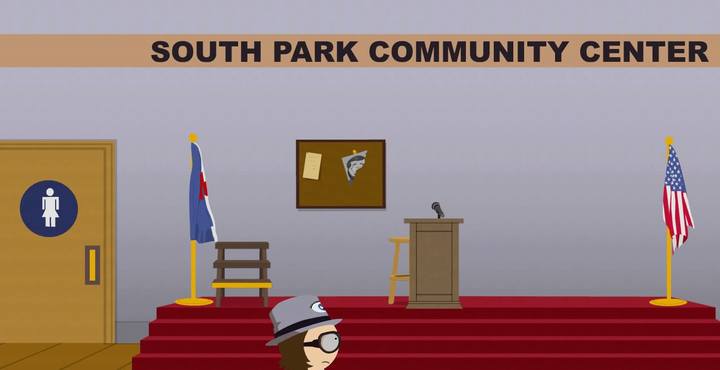 Miejsce na zdjęcie w domu kultury - Rozwieszanie zdjęć | Zadania poboczne w South Park The Fractured But Whole - South Park: The Fractured But Whole - poradnik do gry