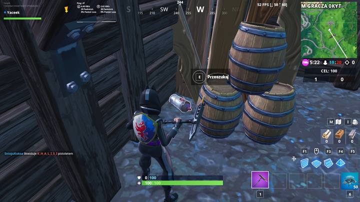 Każda puszka została ukryta w miejscach, przy których namalowano graffiti (patrz obrazek) - Znajdź zgubione farby w sprayu | Wyzwanie sezonu 10 Fortnite - Fortnite: Battle Royale - poradnik do gry